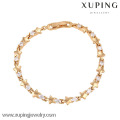73768 Xuping Fashion Woman Bracelet com banhado a ouro
